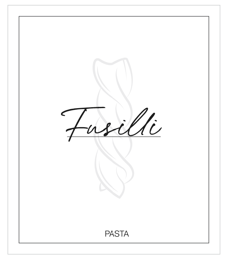 Fusilli Label