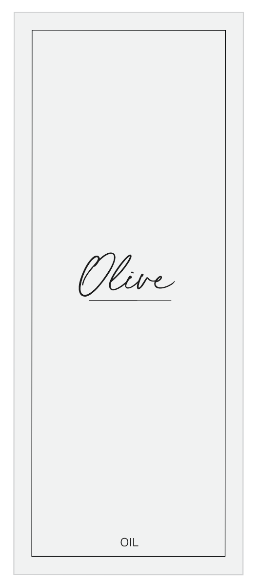 Olive Oil Label