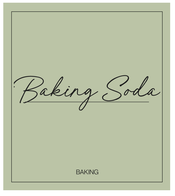 Baking Soda Label