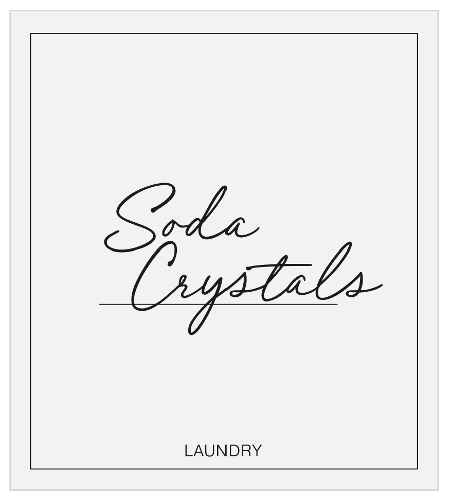 Soda Crystals Label