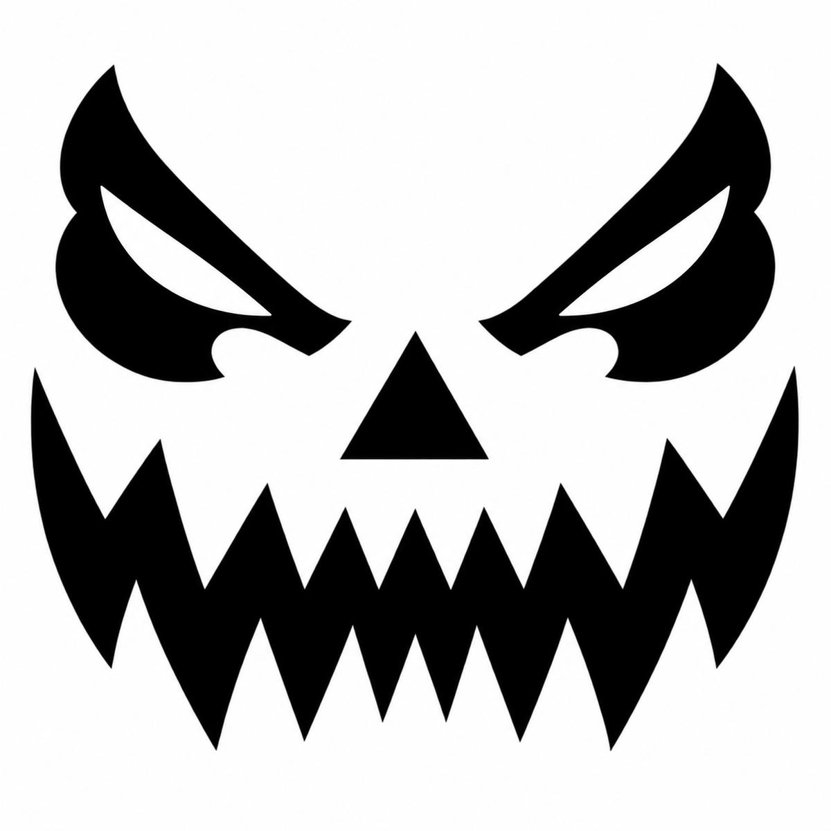 Horror Face Label
