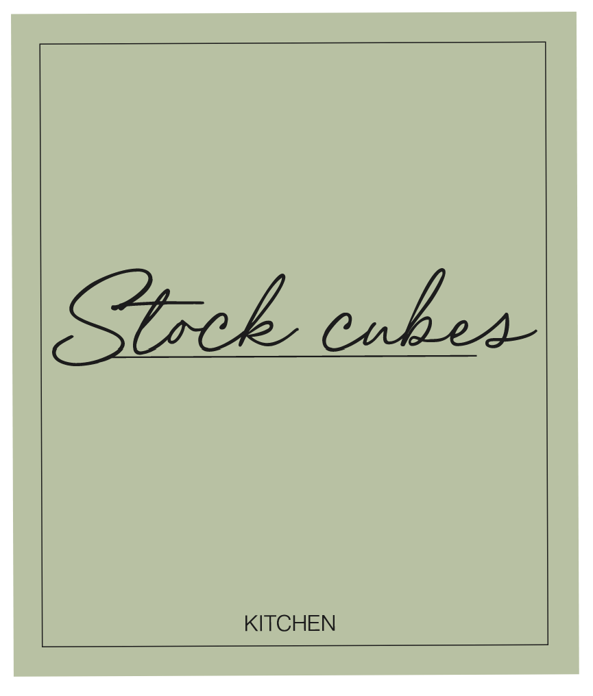 Stock Cubes Label