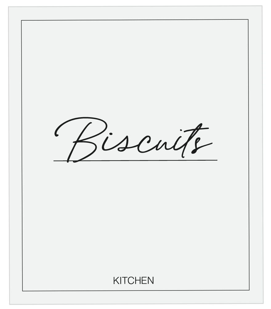 Biscuits Label