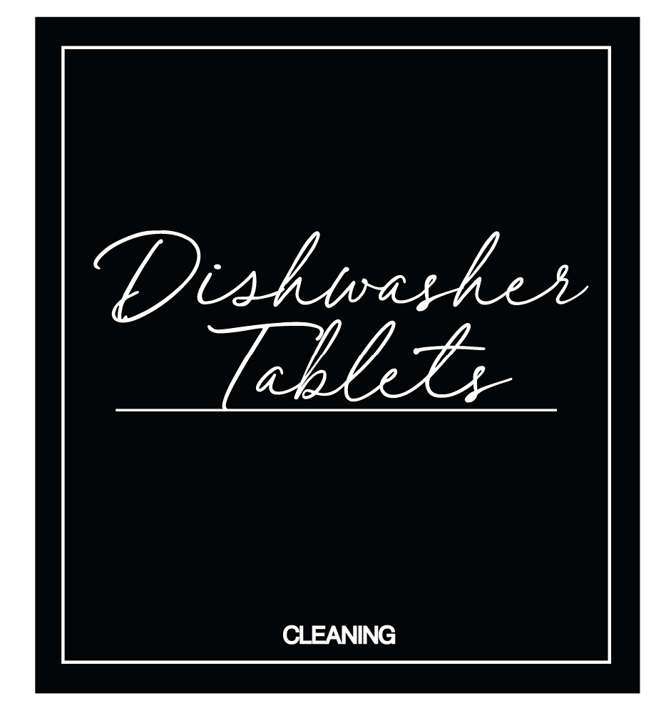 Dishwasher Tablets Label