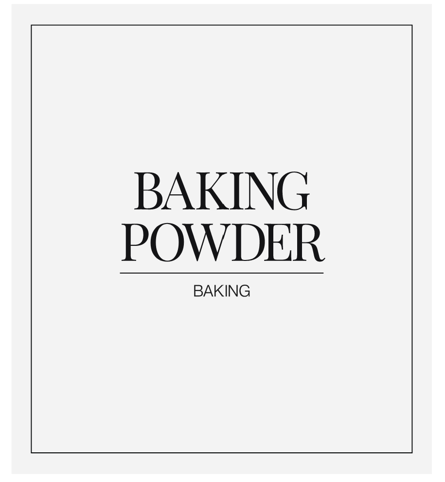 Baking Powder Label