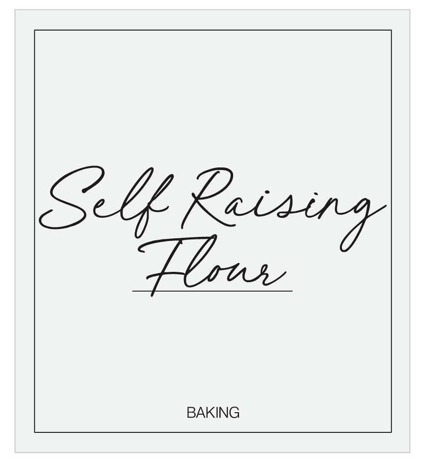Selfraising Flour Label