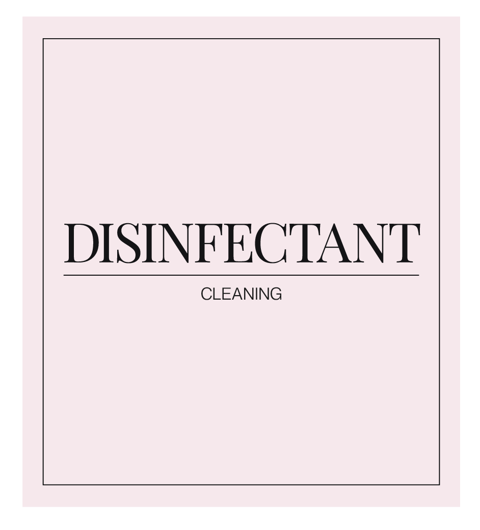 Disinfectant Label