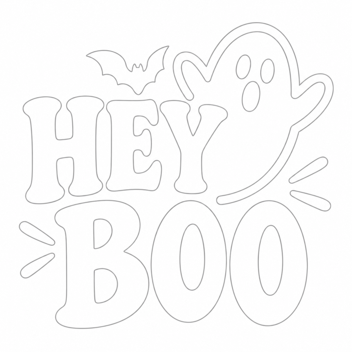 Hey Boo Label