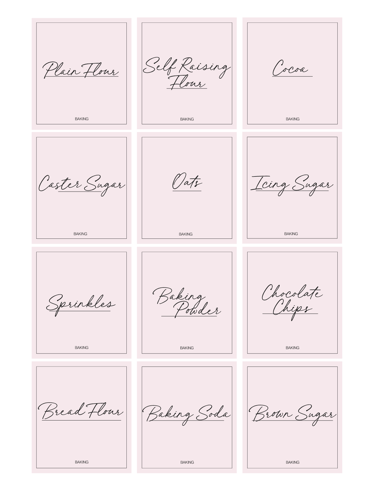 Minimalistic Baking Bundle