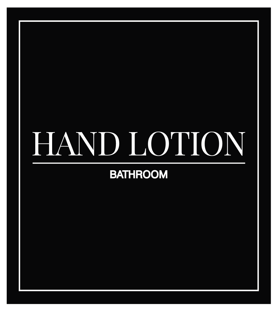 Hand Lotion Label
