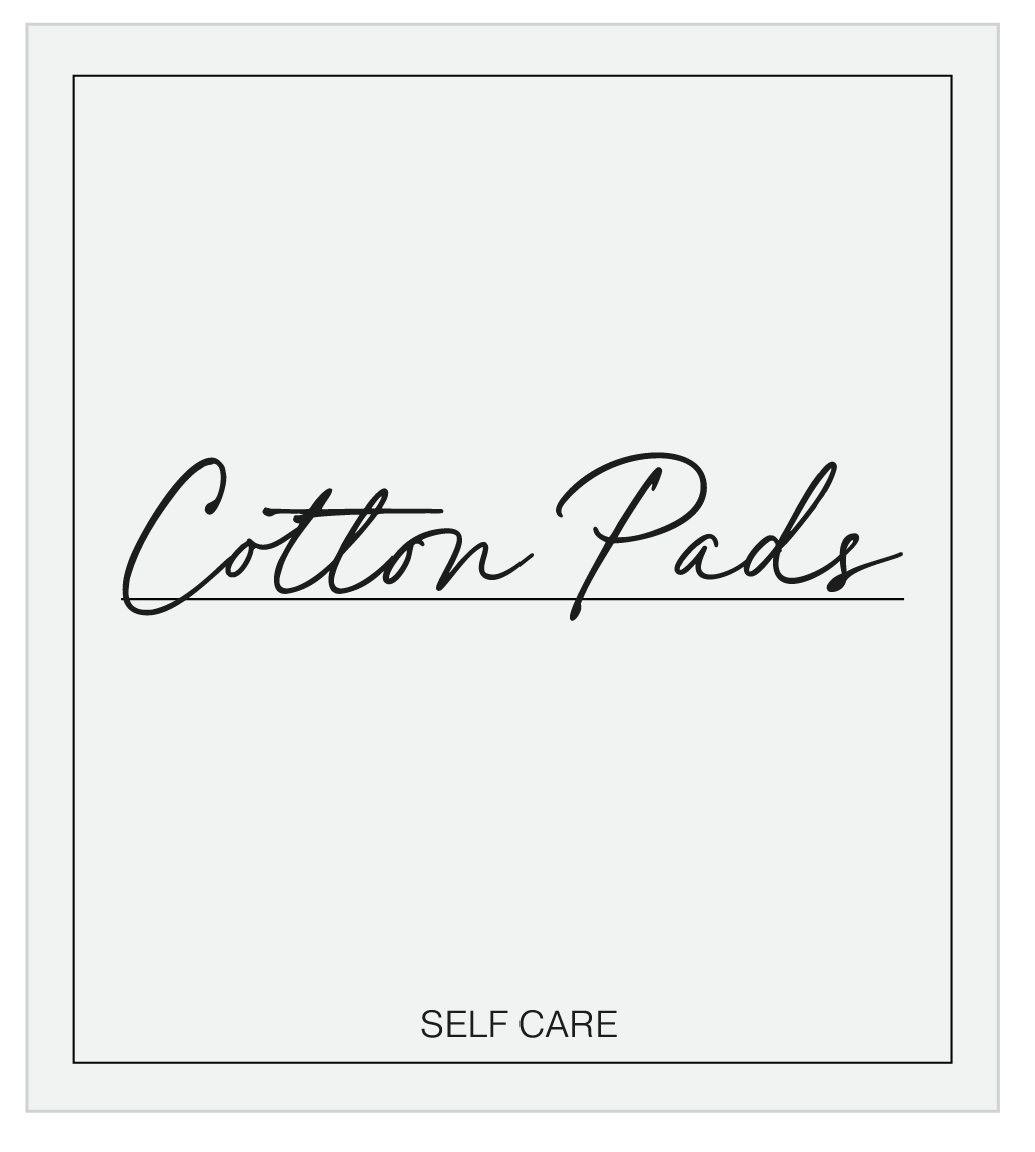 Cotton Pads Label