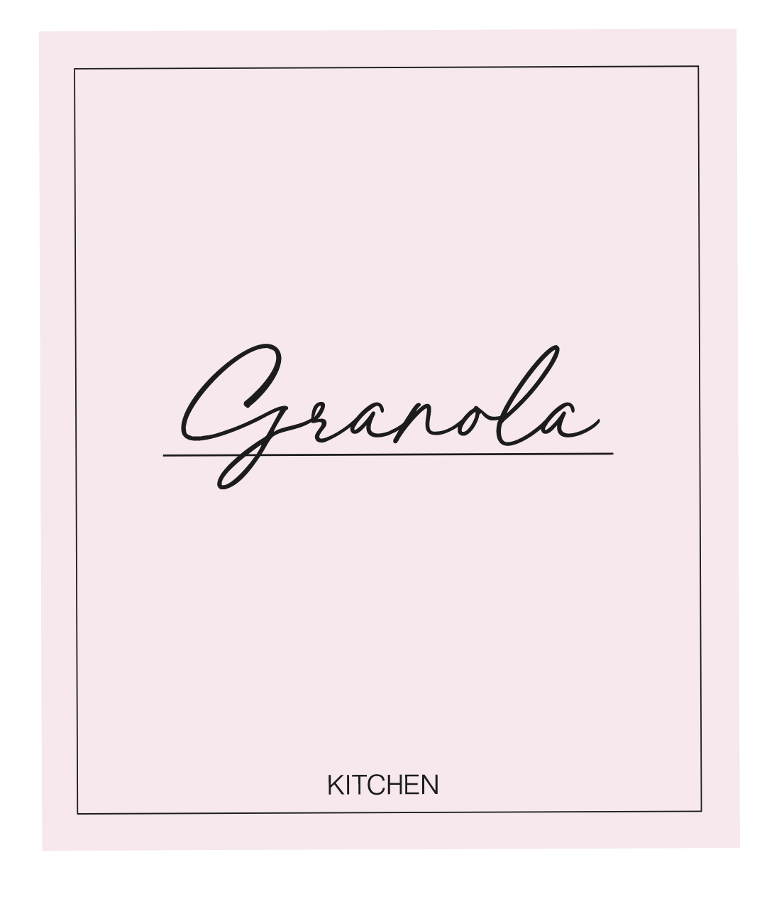 Granola Label