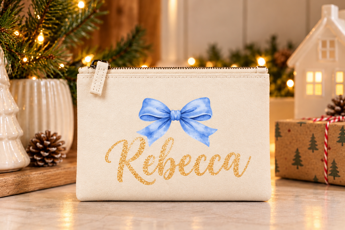 Personalised Festive Pouch Bag