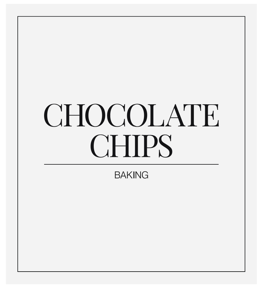 Chocolate Chips Label