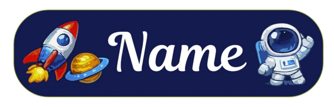 Space Personalised Labels