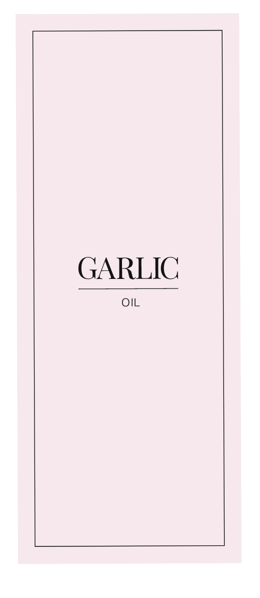 Garlic Oil Label