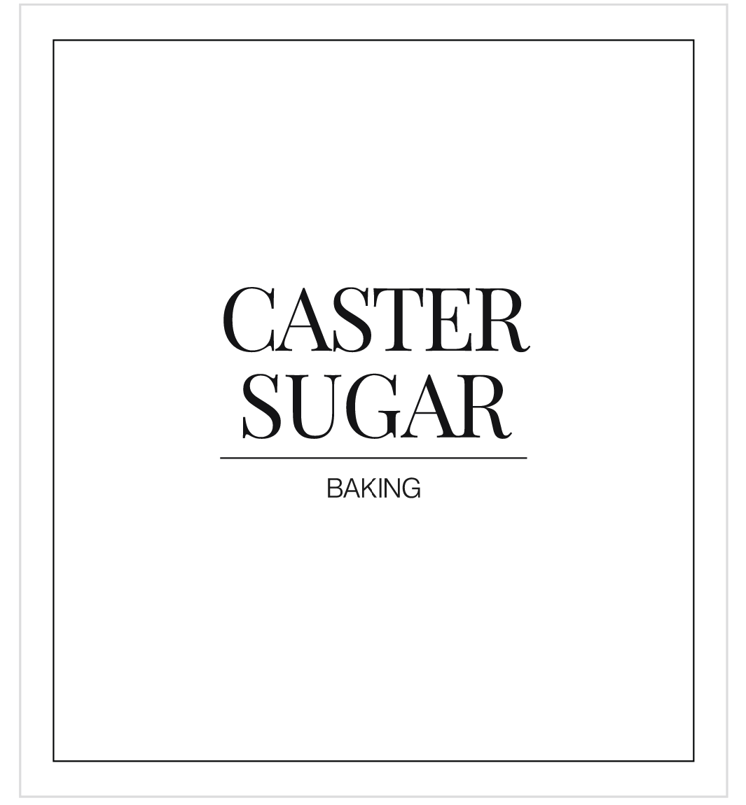 Caster Sugar Label