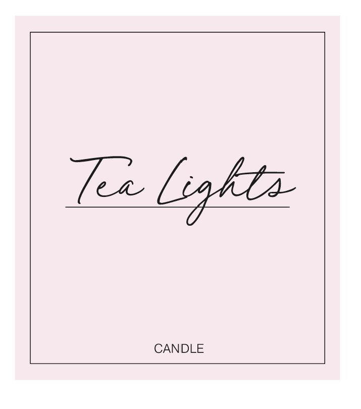 Tea Lights Label