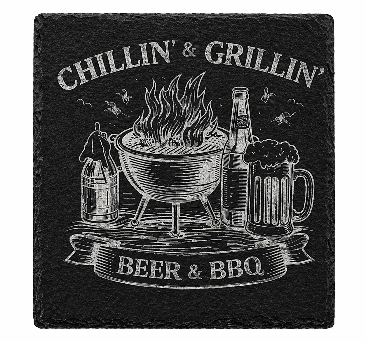 Beer & BBQ Coaster
