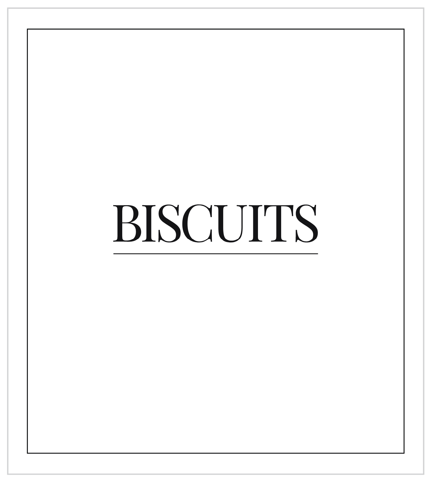 Biscuits Label