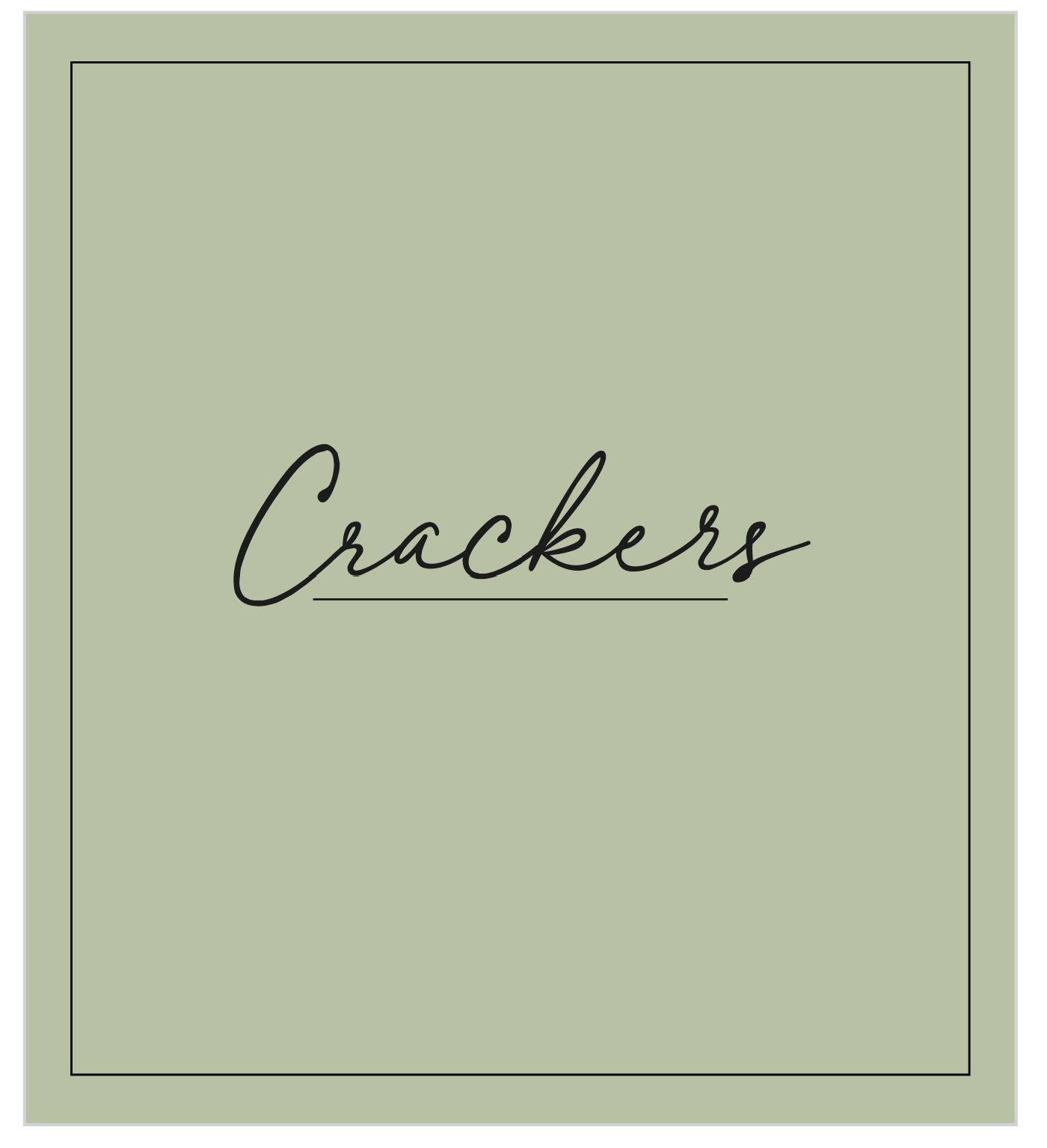 Crackers Label