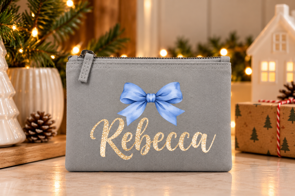 Personalised Festive Pouch Bag