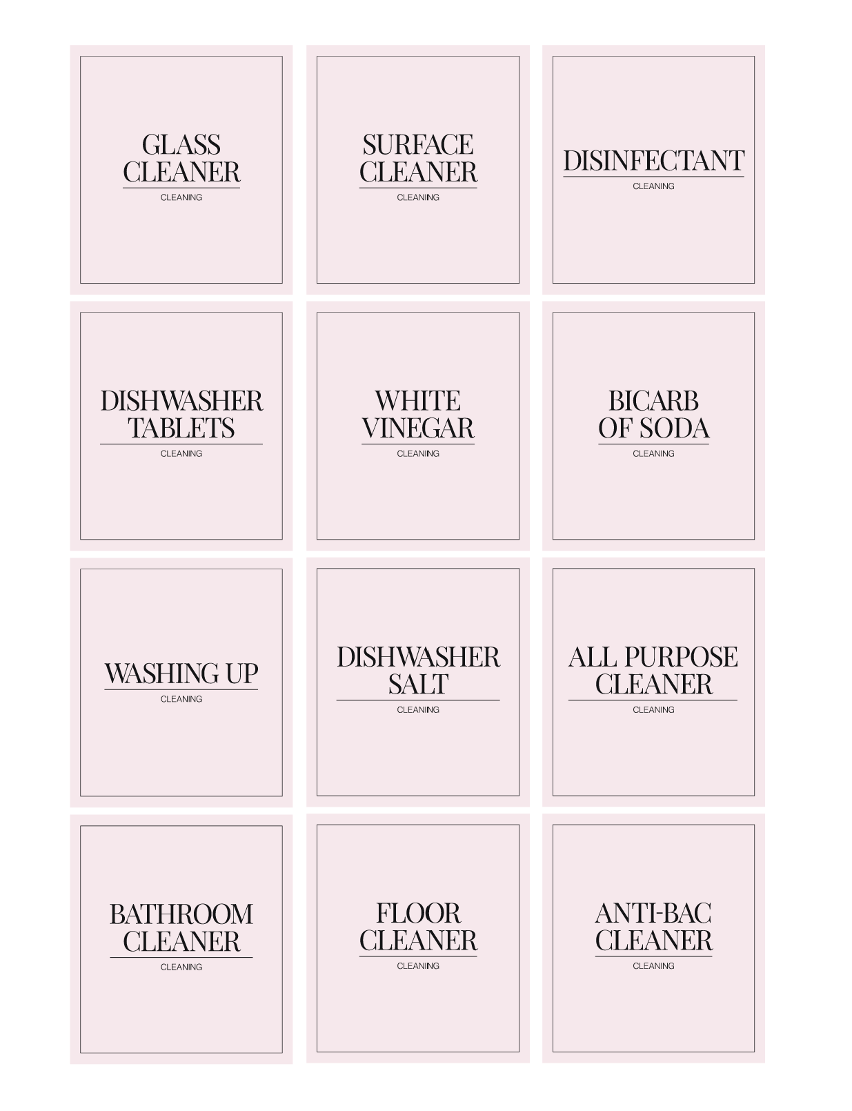 Minimalistic Cleaning Bundle