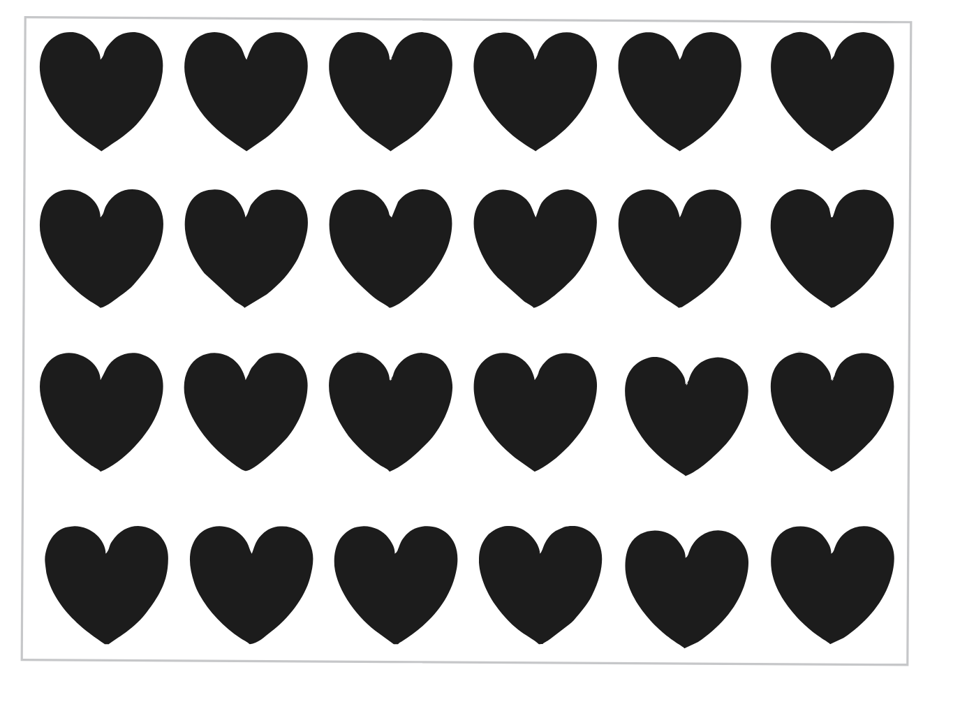 Black Hearts Icon Pack