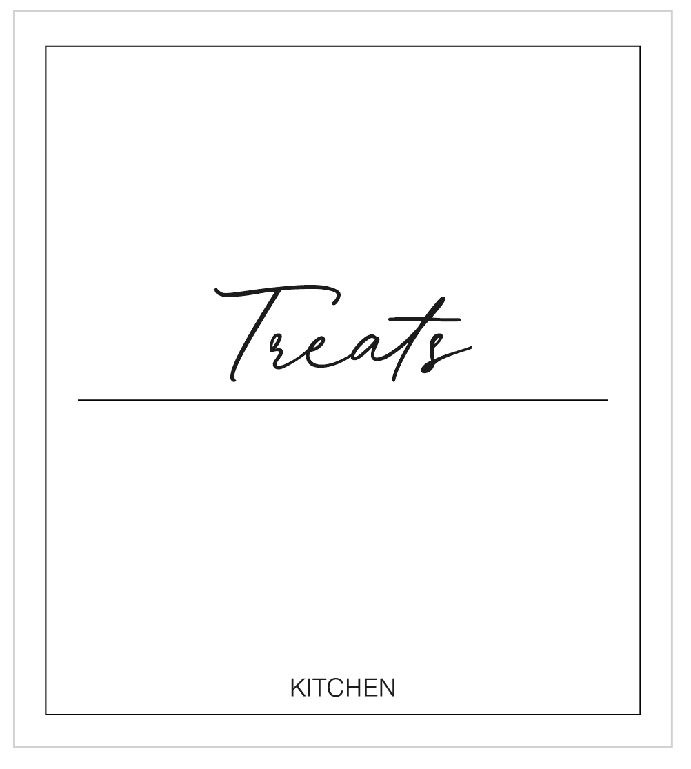 Treats Label
