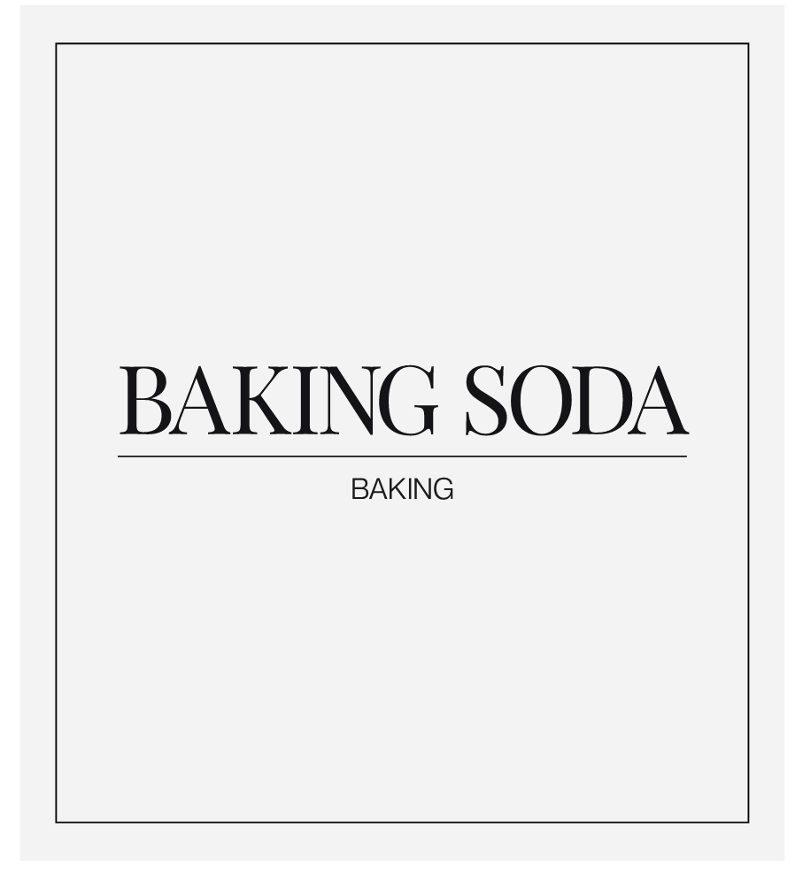 Baking Soda Label
