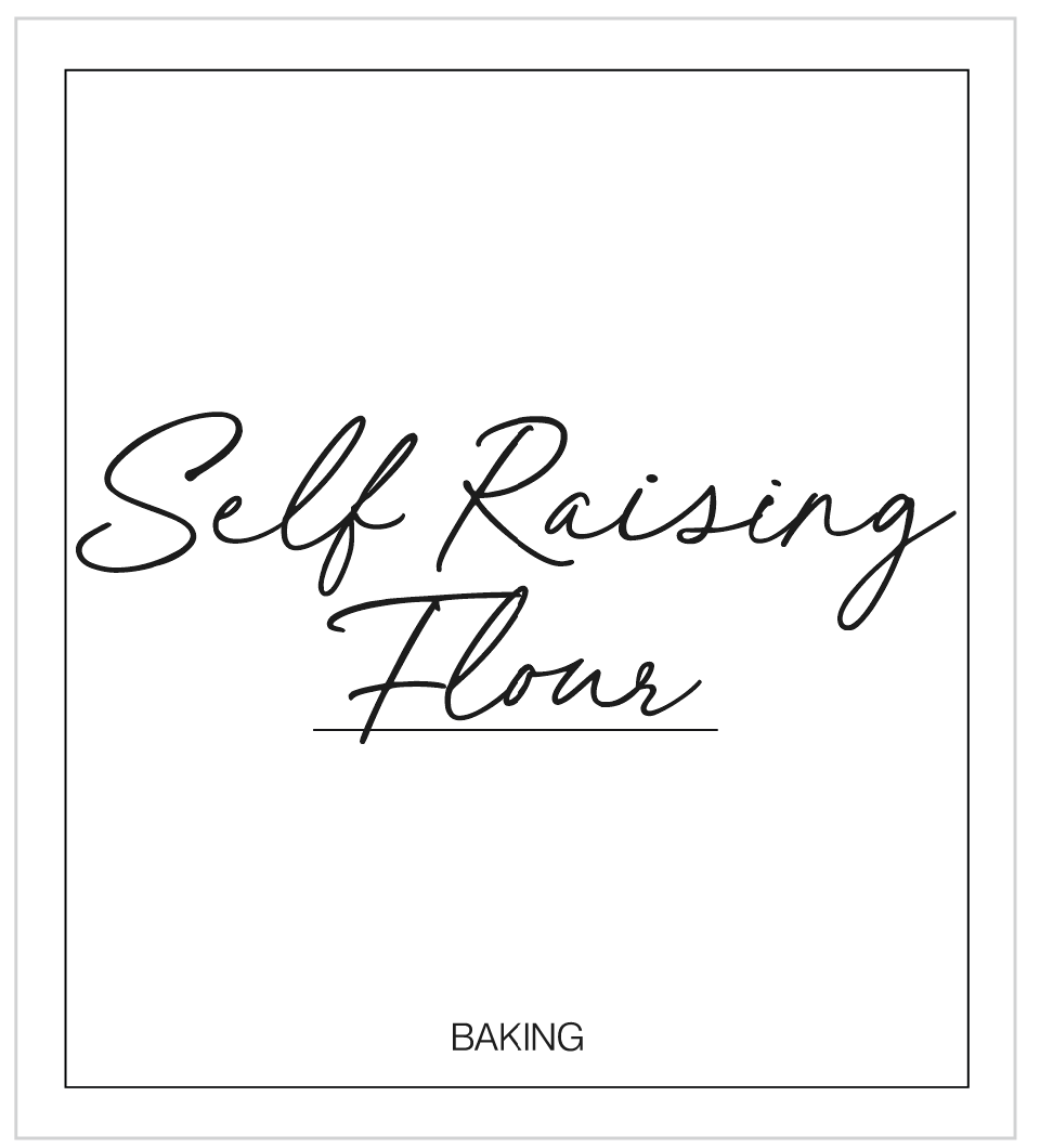 Selfraising Flour Label