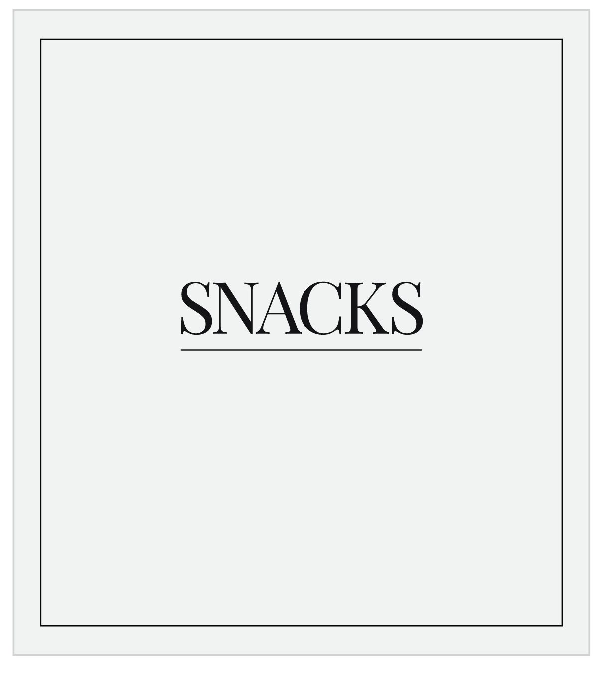 Snacks Label