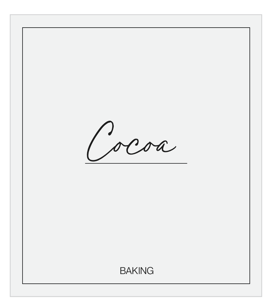 Cocoa Label