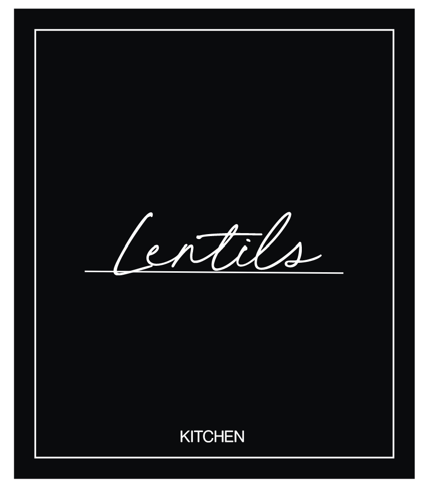Lentils Label