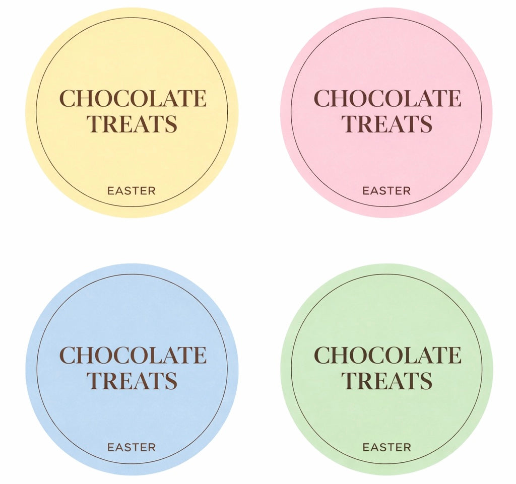 Custom Minimalistic Easter Label