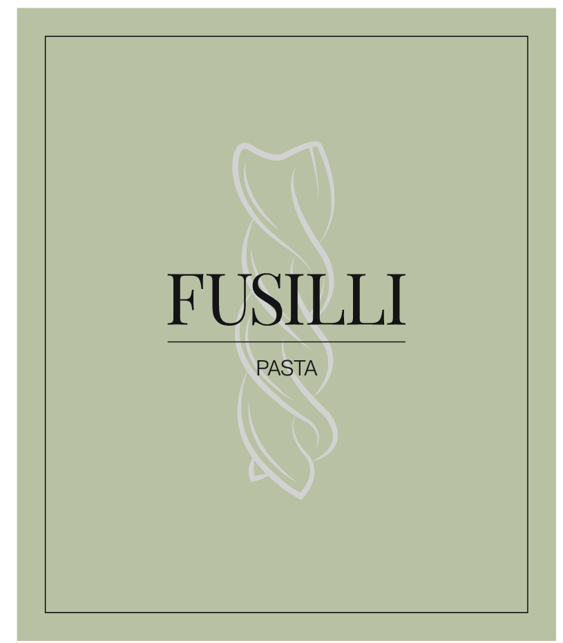 Fusilli Label