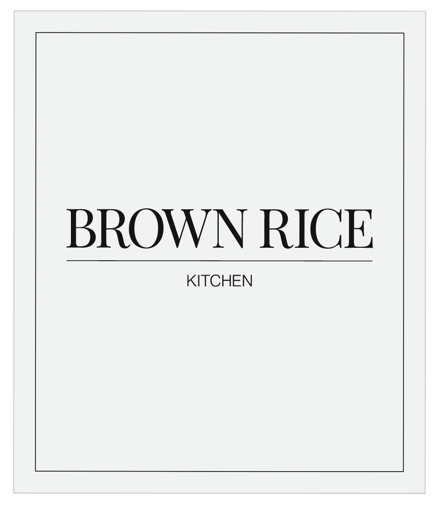 Brown Rice Label