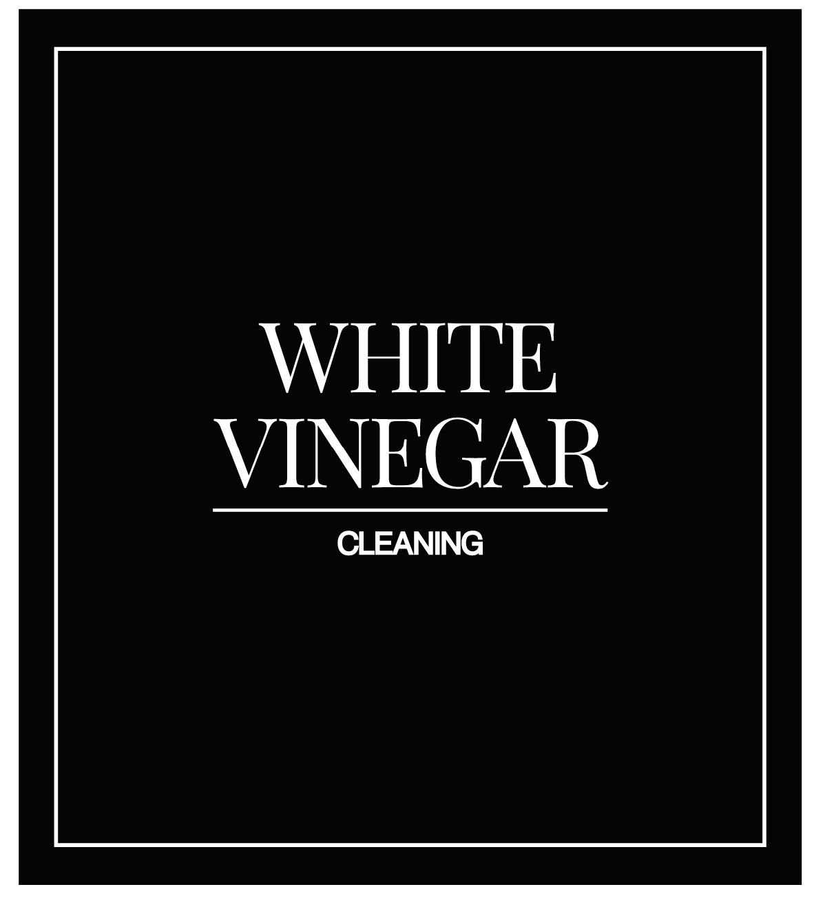 White Vinegar Label