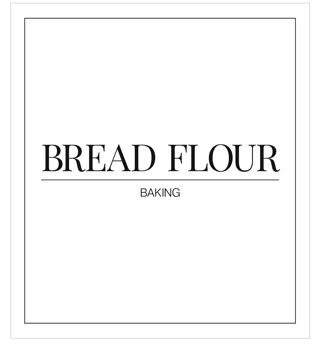 Bread Flour Label