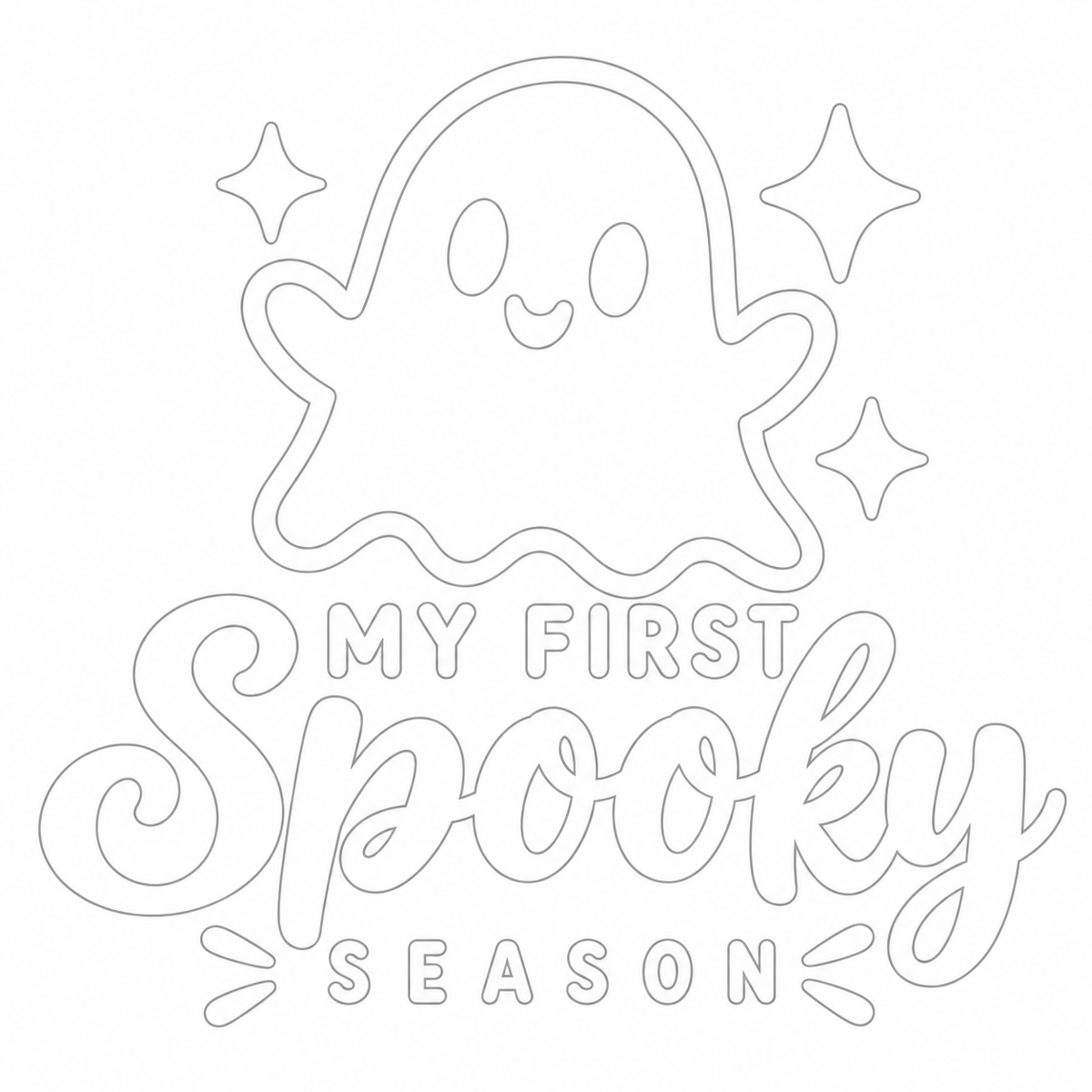 My First Spooky Label