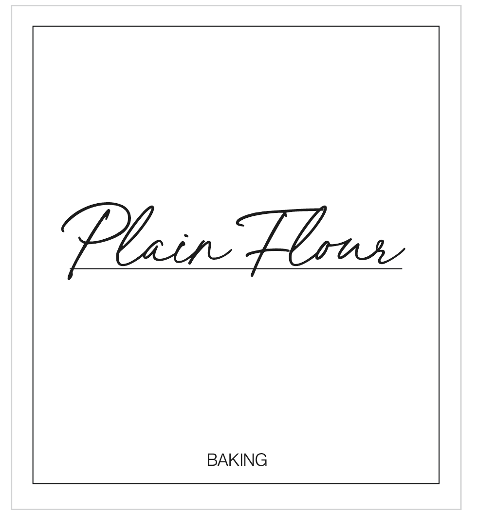 Plain Flour Label