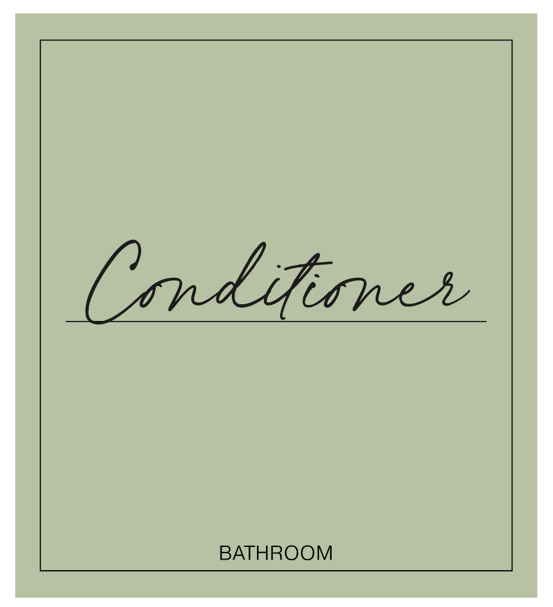Conditioner Label