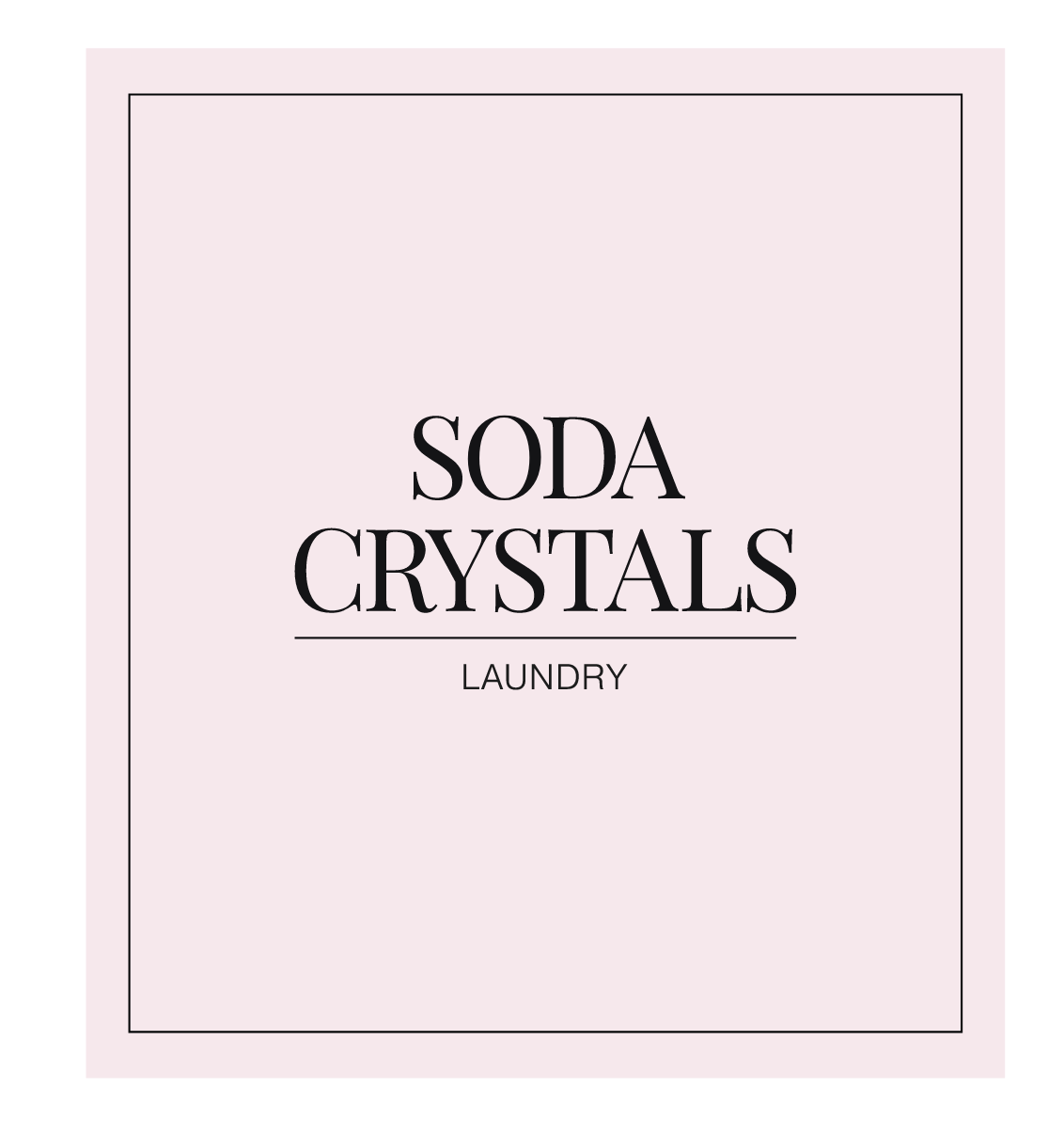 Soda Crystals Label