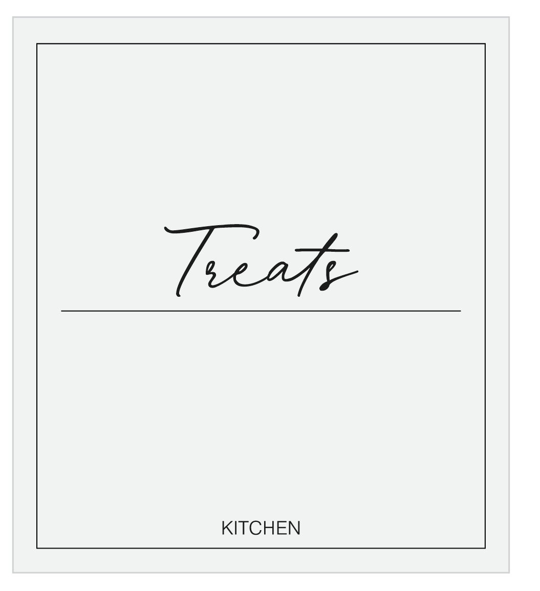 Treats Label