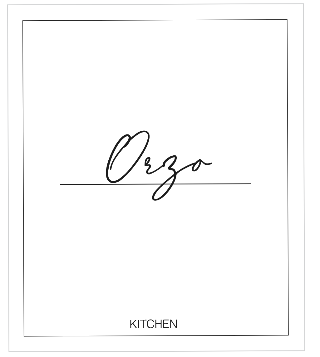 Orzo Label