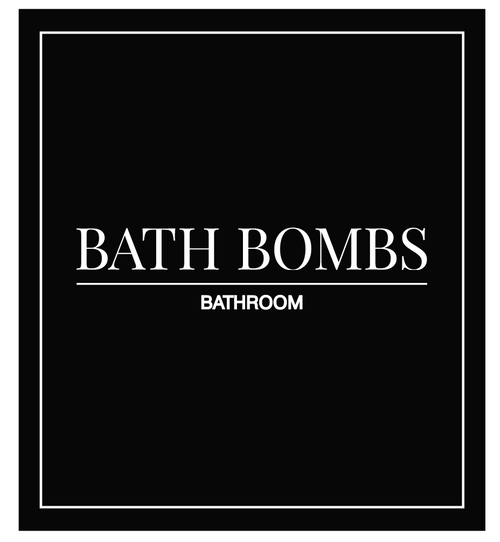 Bath Bombs Label
