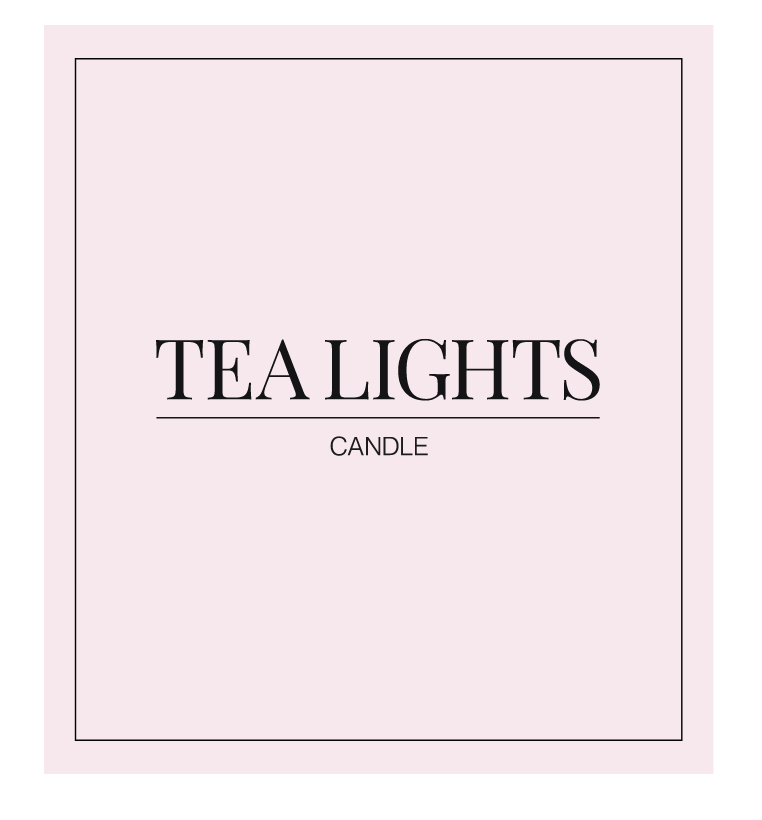 Tea Lights Label