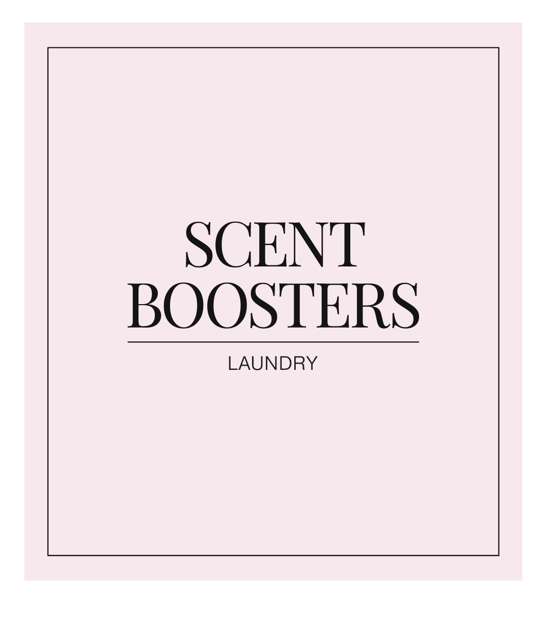 Scent Boosters Label