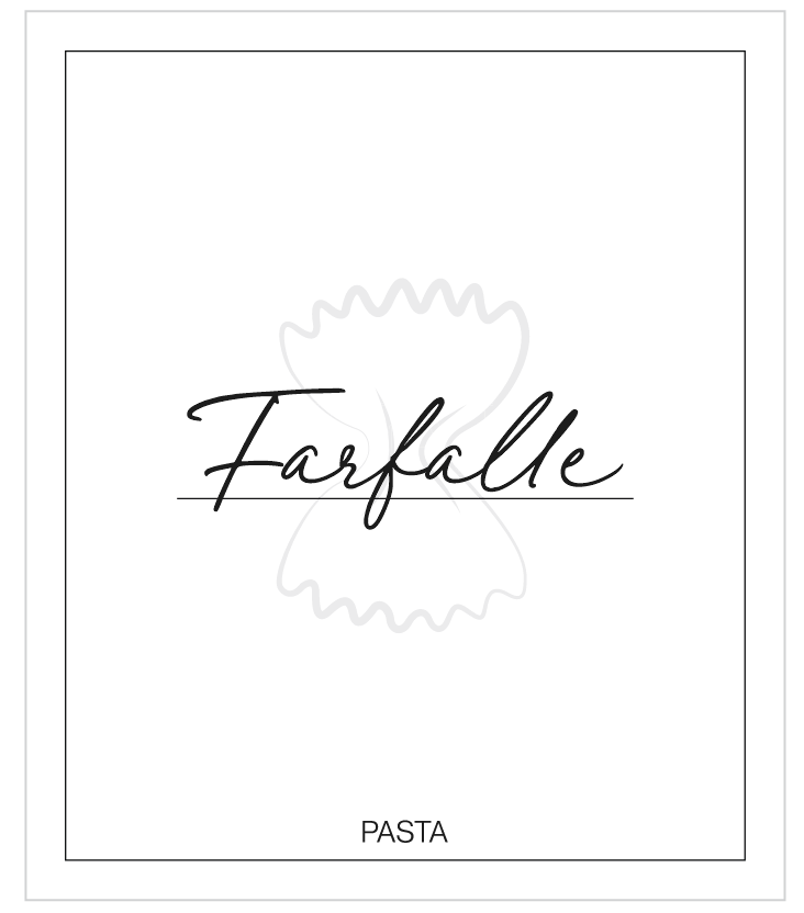 Farfalle Label