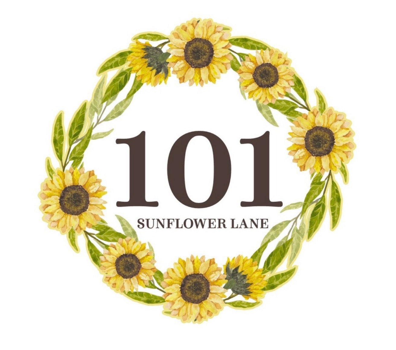 Sunflower Bin Label